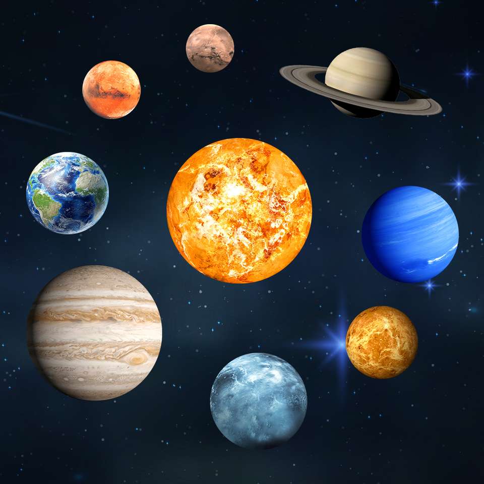 A Naprendszer bolygói online puzzle