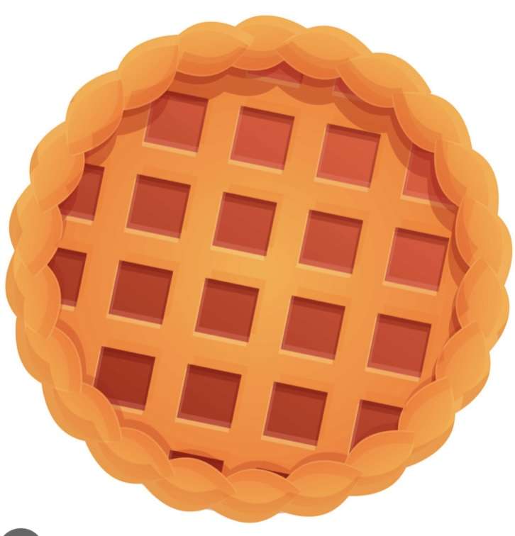 Pie number 1 puzzle online from photo