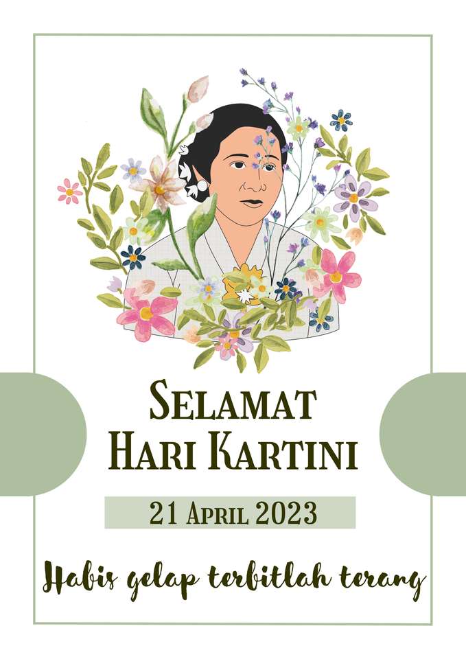 La journée de Kartini puzzle en ligne à partir d'une photo