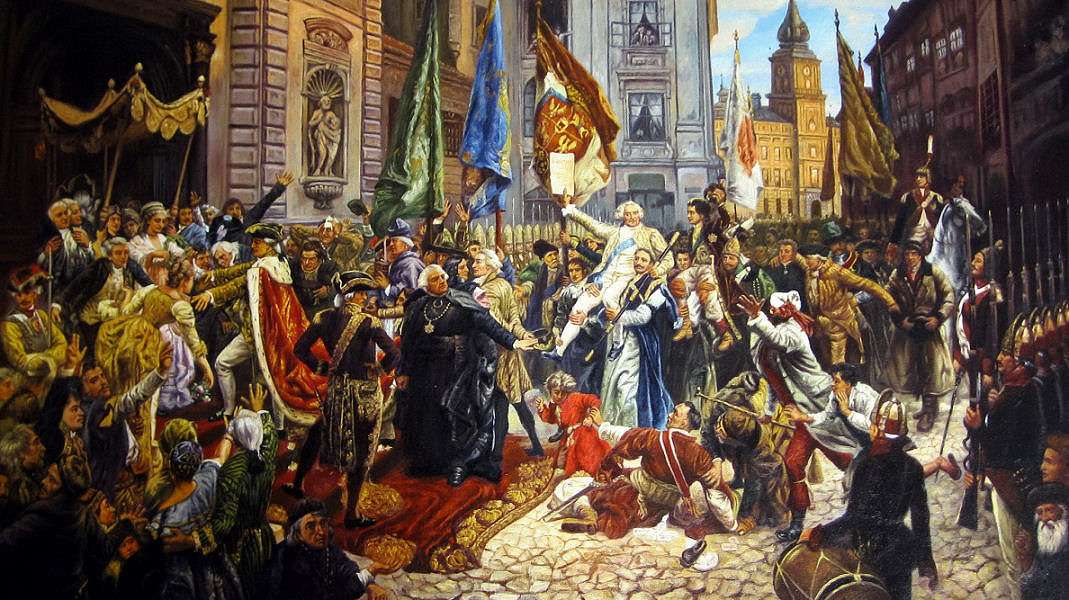 Constitution of May 3 - Jan Matejko puzzle online from photo