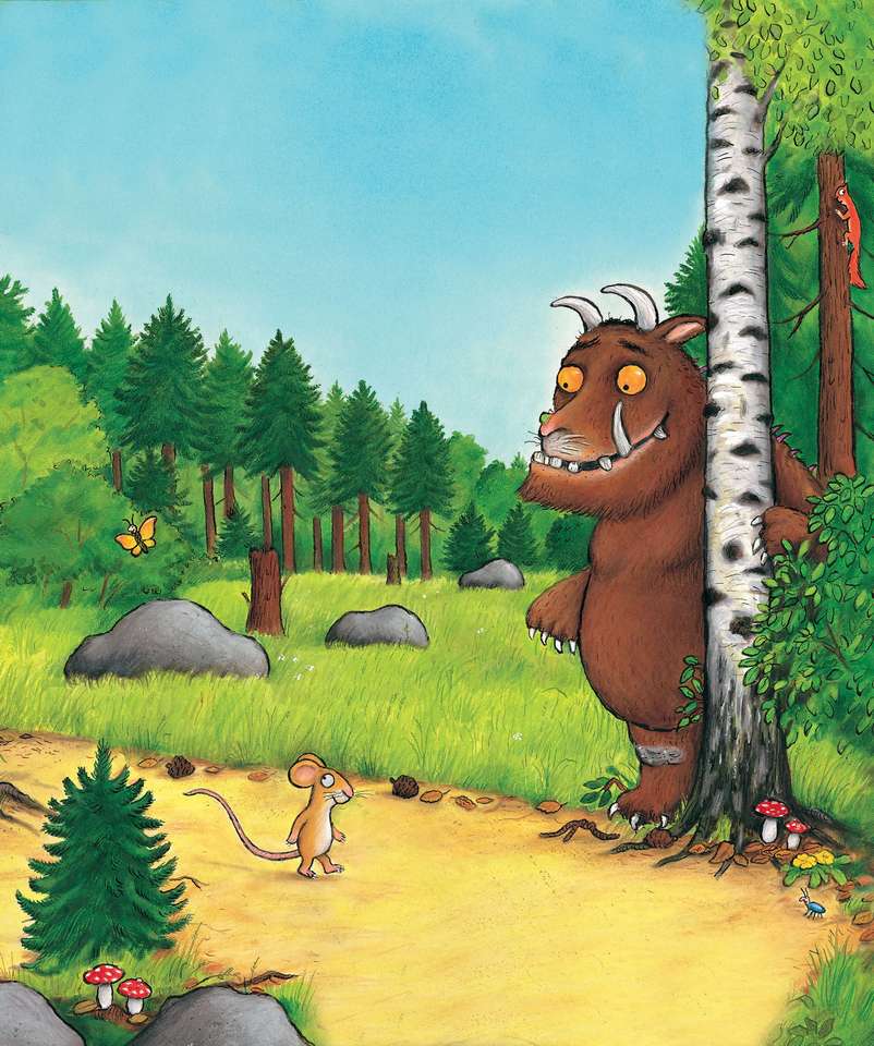 Gruffalo puzzle online from photo