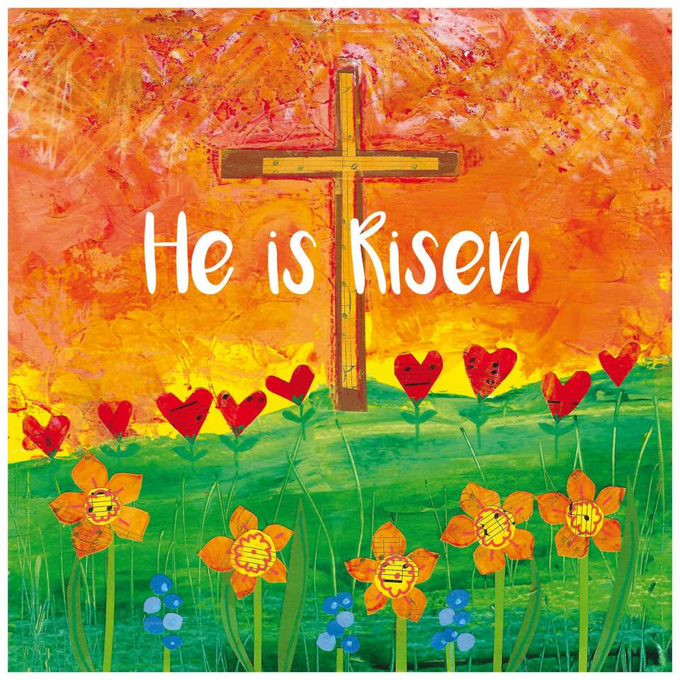 He is risen puzzle online from photo
