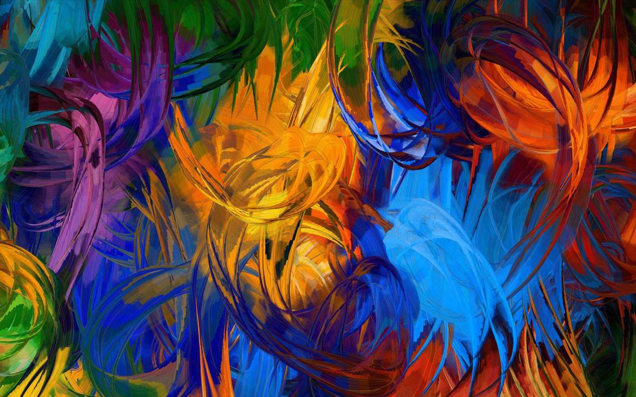 Abstract Painting puzzle online from photo