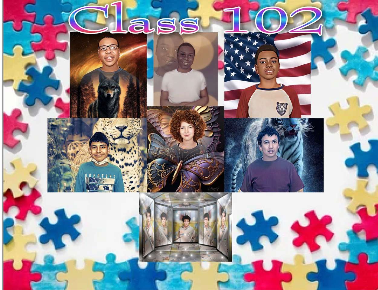 Klasse 102 online puzzel