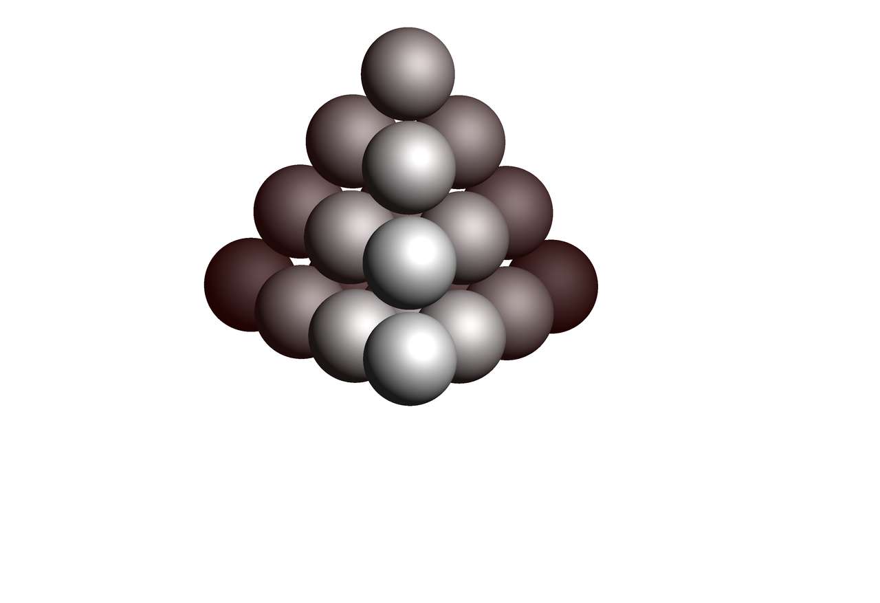 molécula de prata puzzle online