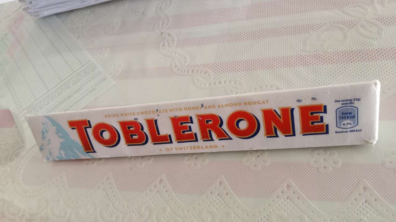 Toblerone puzzle en ligne à partir d'une photo