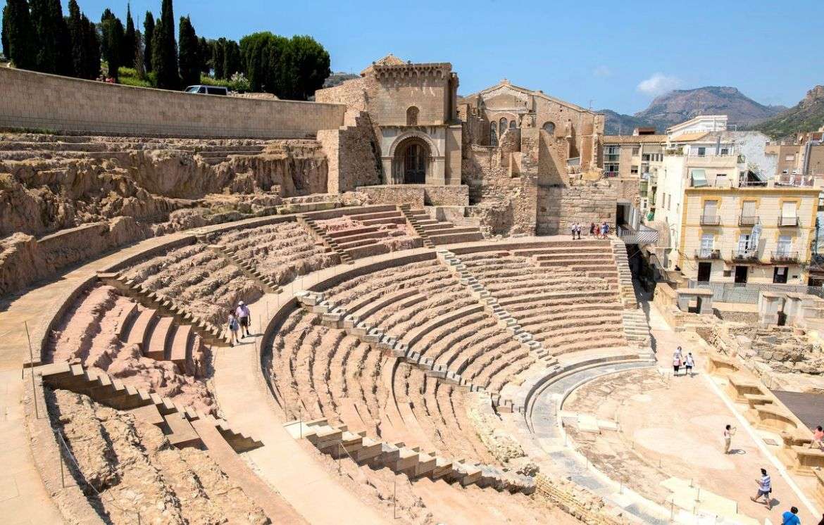 romersk teater pussel online från foto
