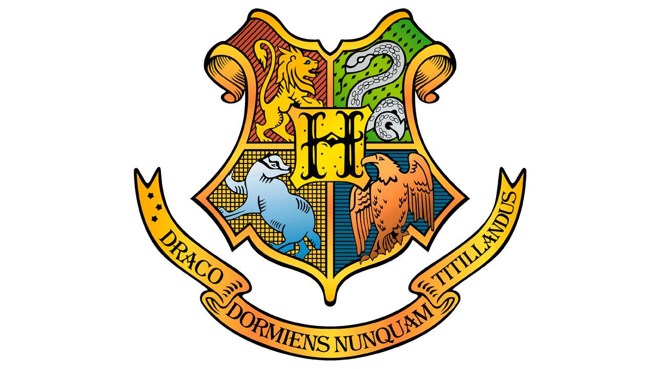 logo de hogwarts puzzle online