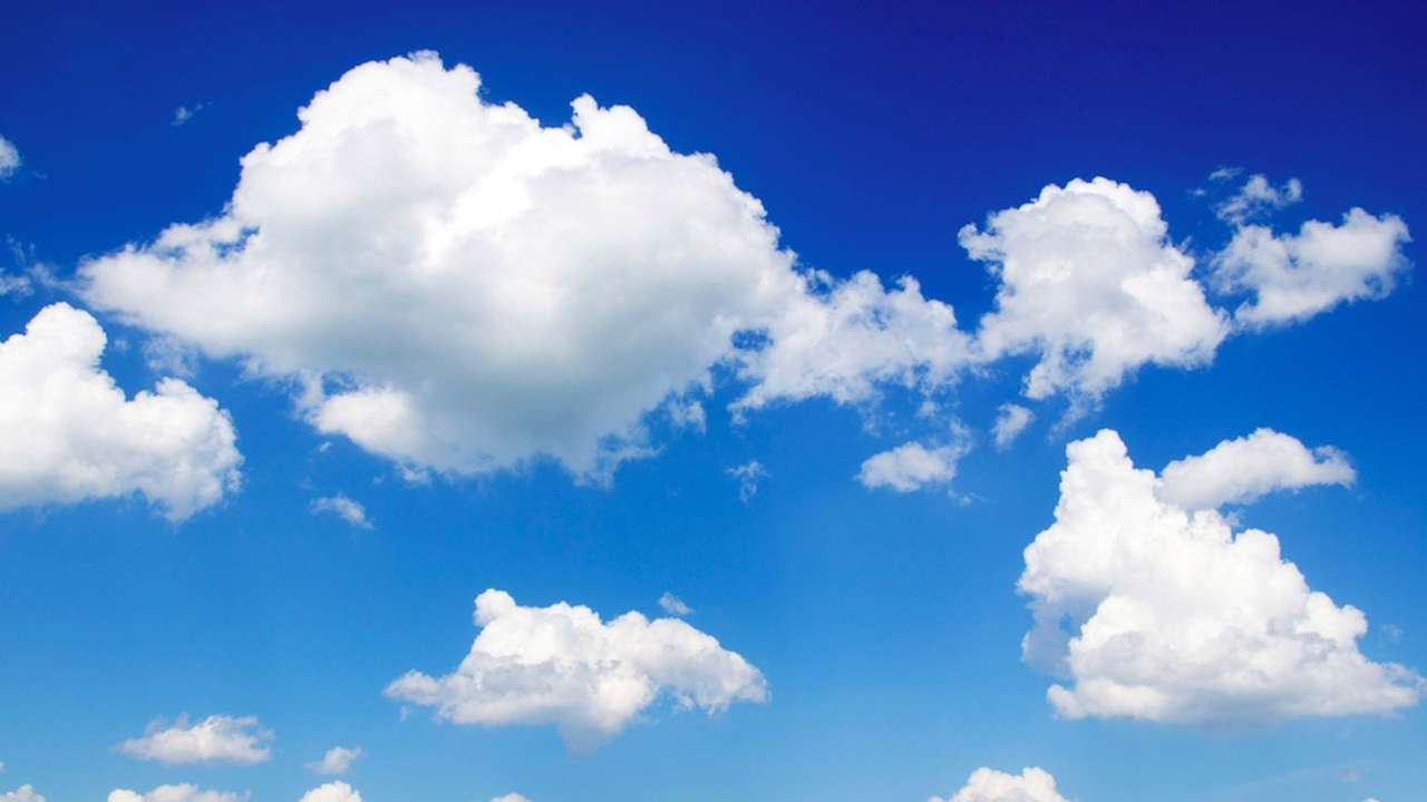 Schoonheid wolken puzzel online van foto