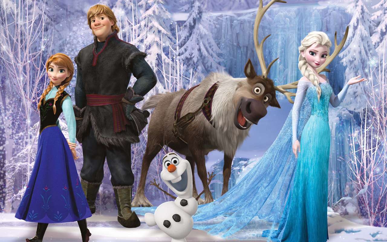 frozen and friends puzzle online from photo