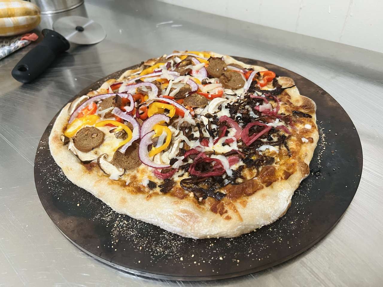 Pizzabjh pussel online från foto