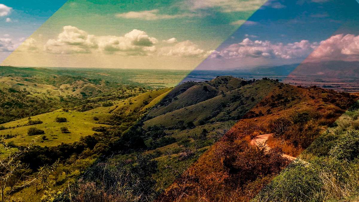 κολομβιανό τοπίο παζλ online από φωτογραφία