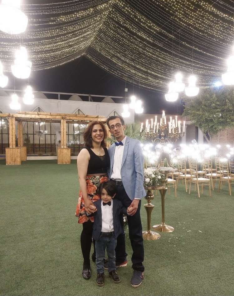Reza-Hochzeit Online-Puzzle vom Foto