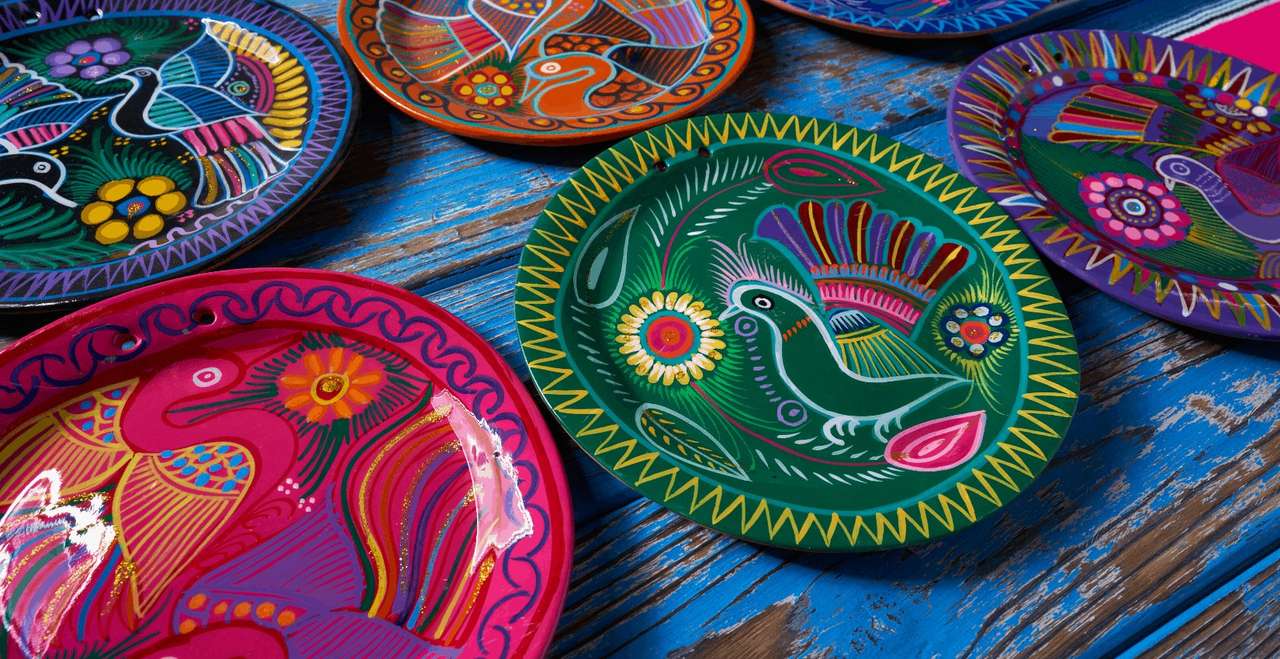 mexikói tányérok online puzzle