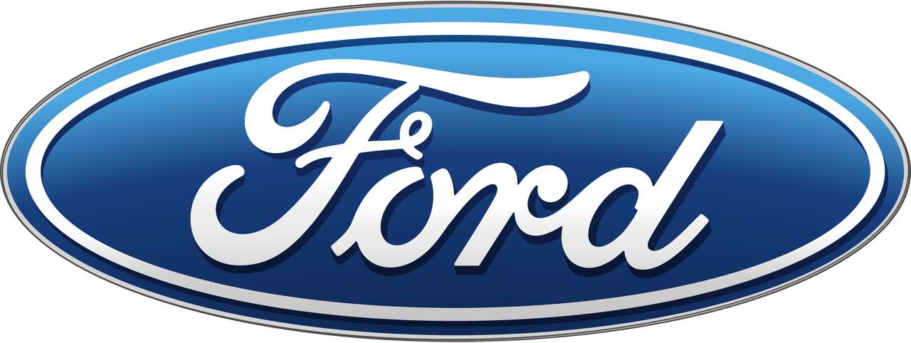 Ford logo puzzle online from photo