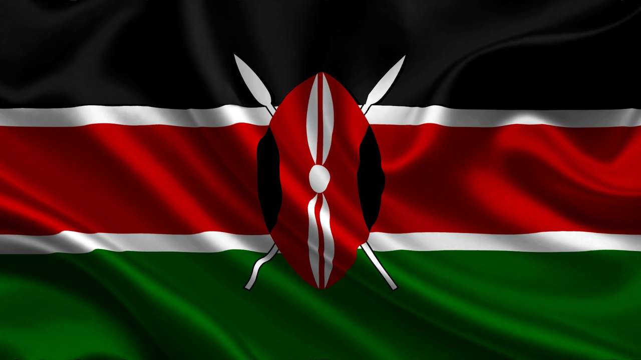 Drapeau du Kenya puzzle en ligne à partir d'une photo