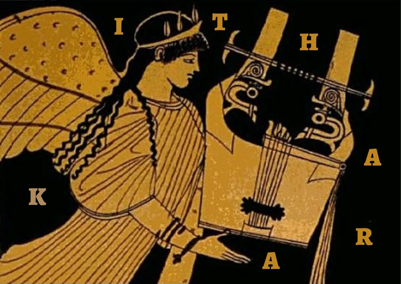 Az ókori görögök kedvelt hangszere puzzle online a partir de fotografia