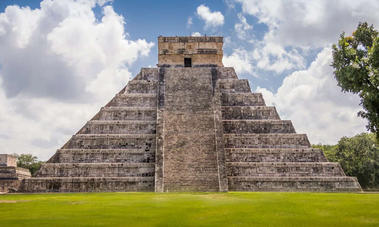 майя-пирамида онлайн-пазл