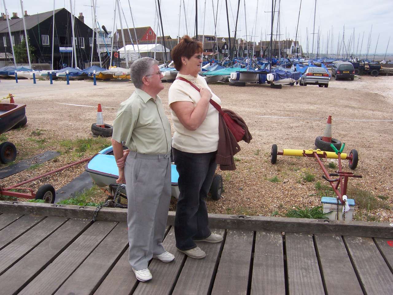 Fay & Eric in England puzzle online from photo