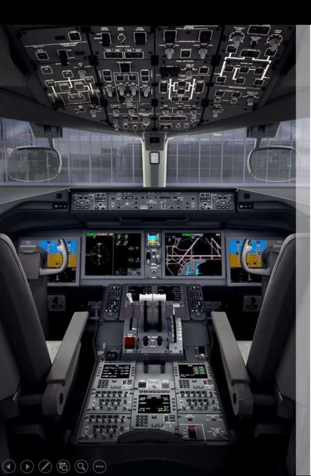 Снимка на пилотската кабина онлайн пъзел