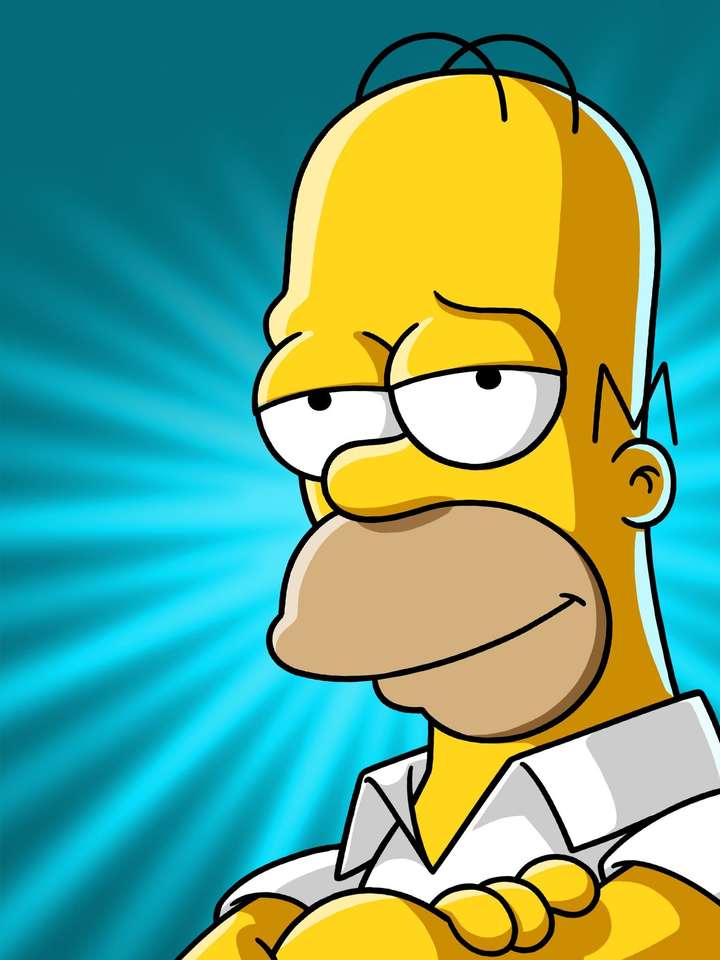 Homerus Simpson puzzel online van foto