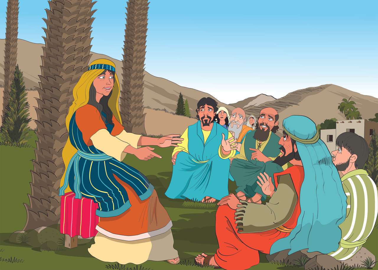 DEBORAH'S STORY ABOUT THE CANAANITES puzzle online from photo