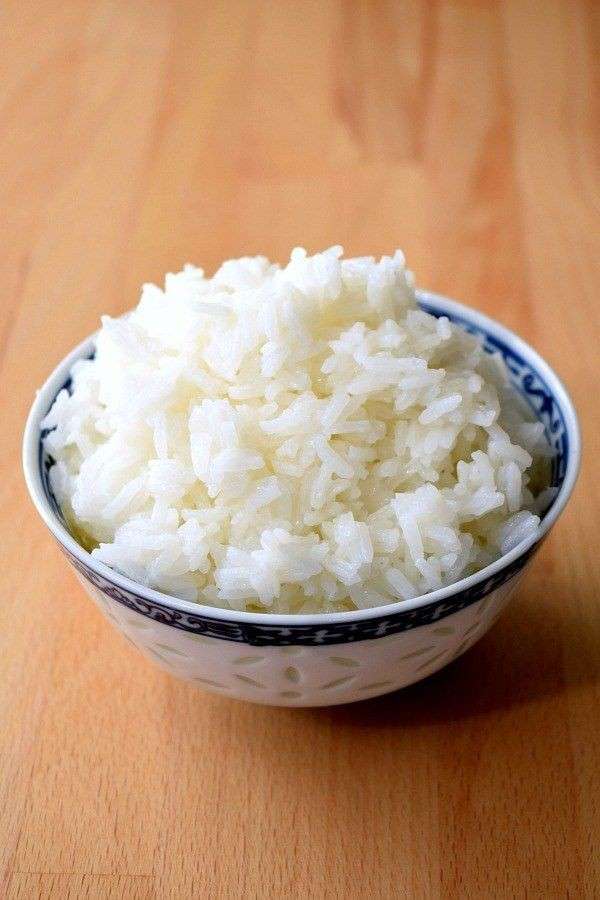 Hot cup of rice puzzle online from photo