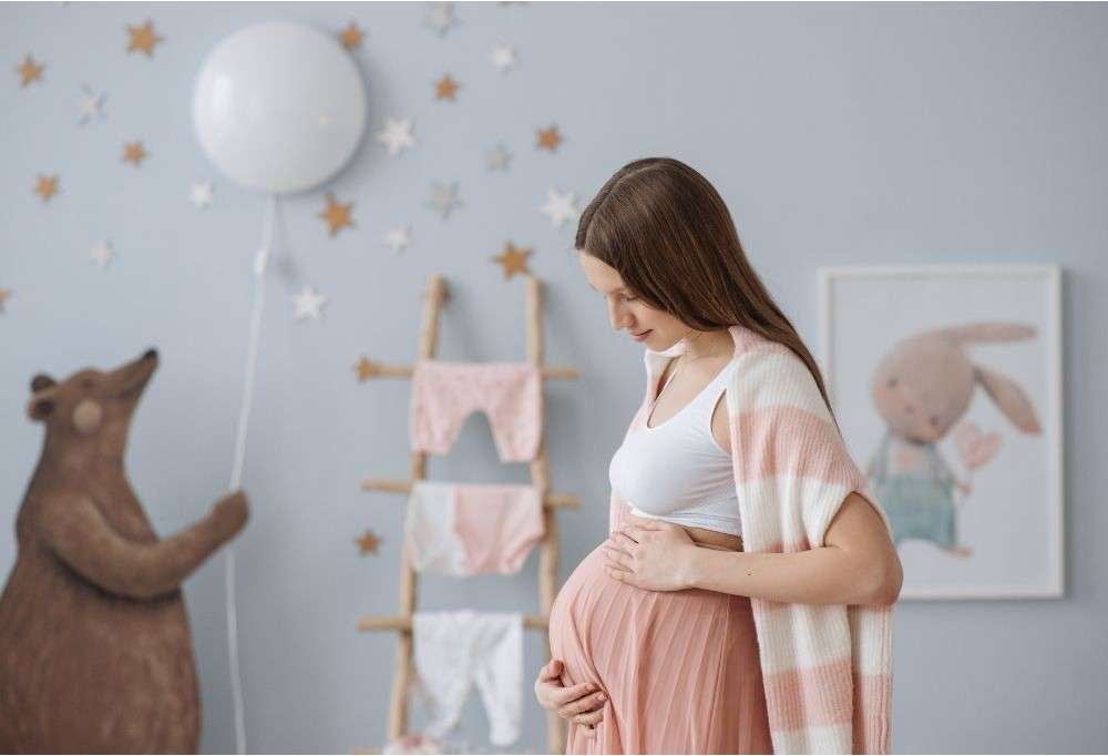 gravid kvinna Pussel online