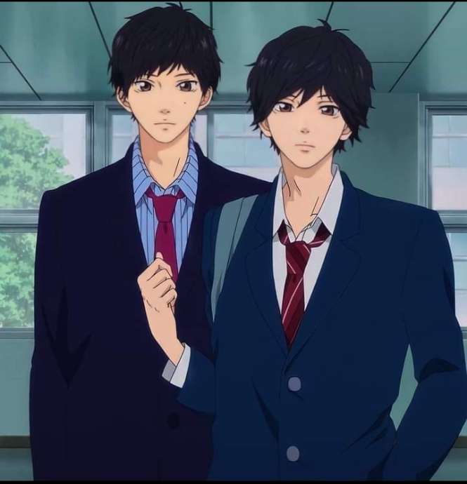 Anime boys från I donnno pussel online från foto