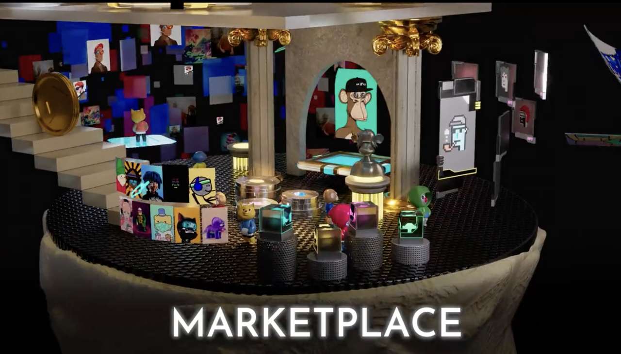 Marketplace puzzle online from photo