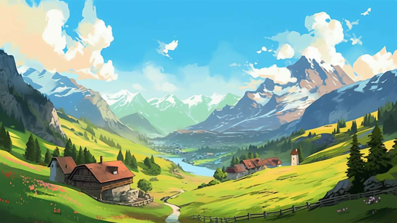 Switzerland online puzzle