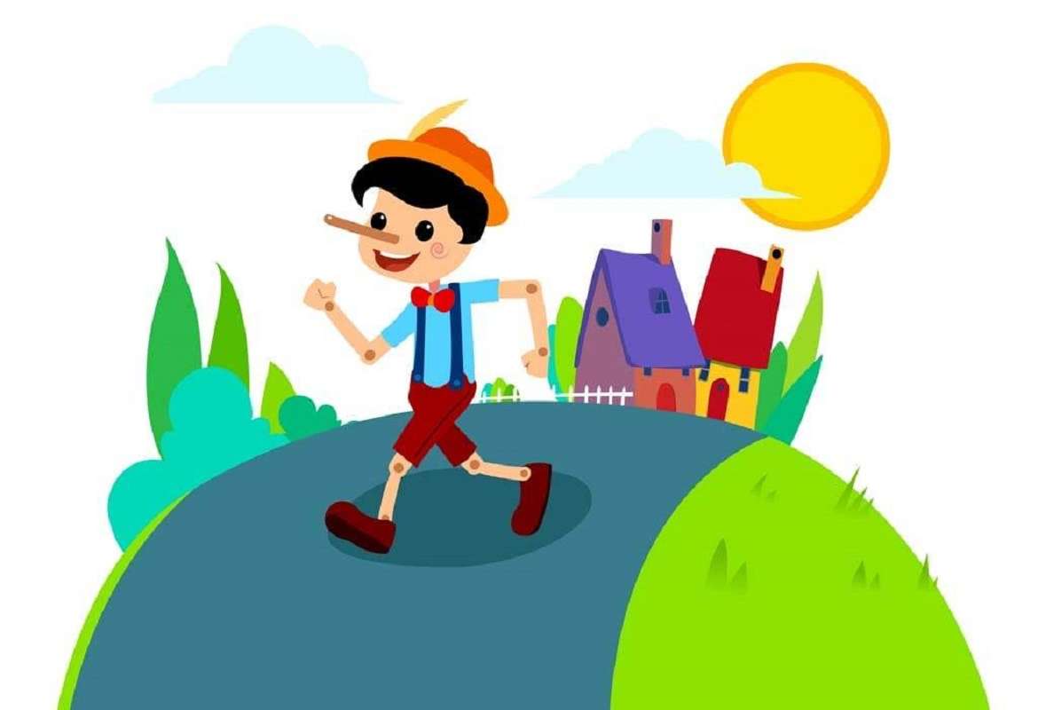 Pinocchio puzzle online from photo