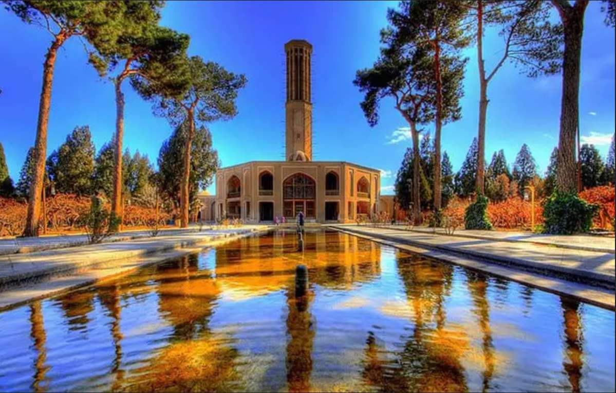 Dowlatabad Garden puzzle online from photo