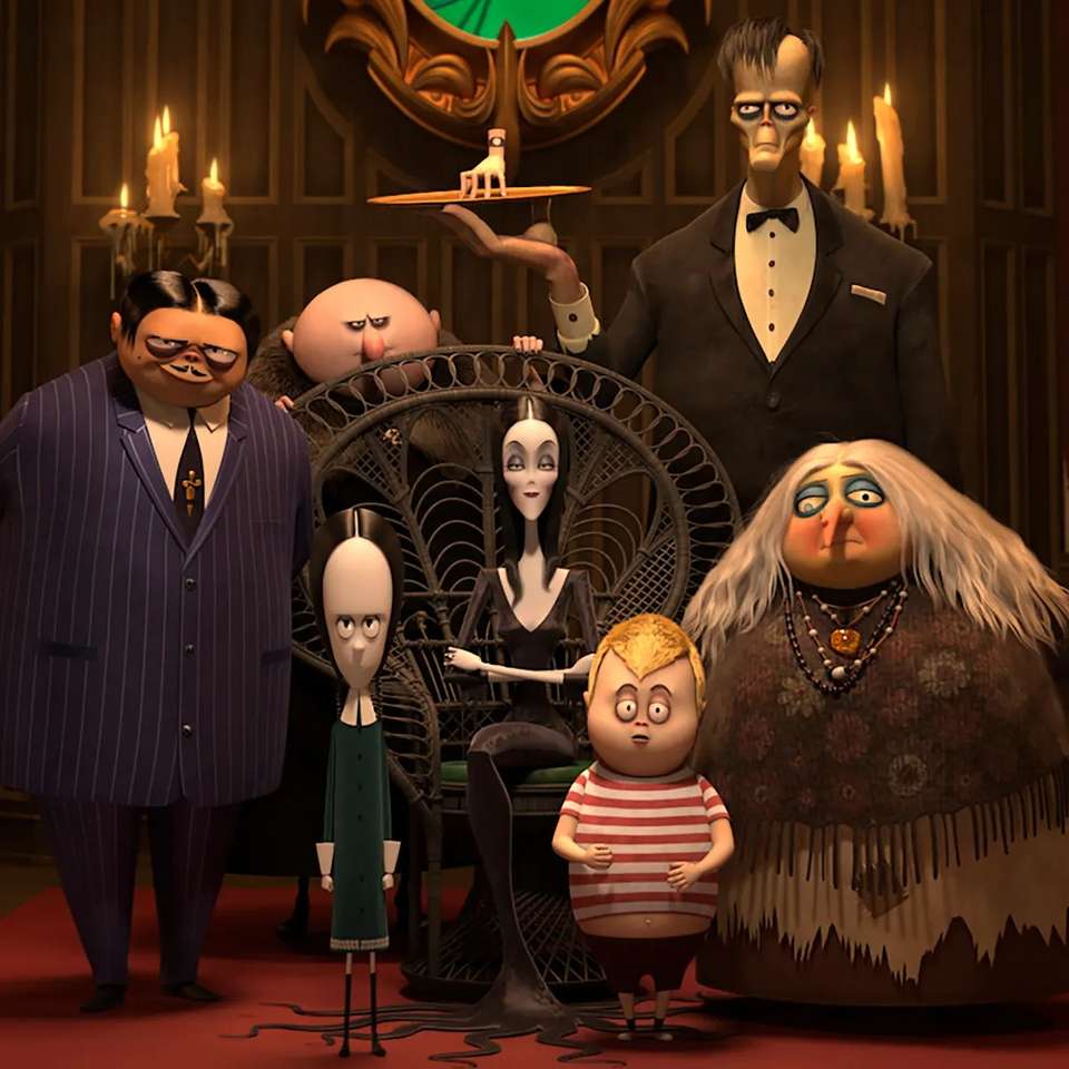 familia Addams puzzle online din fotografie