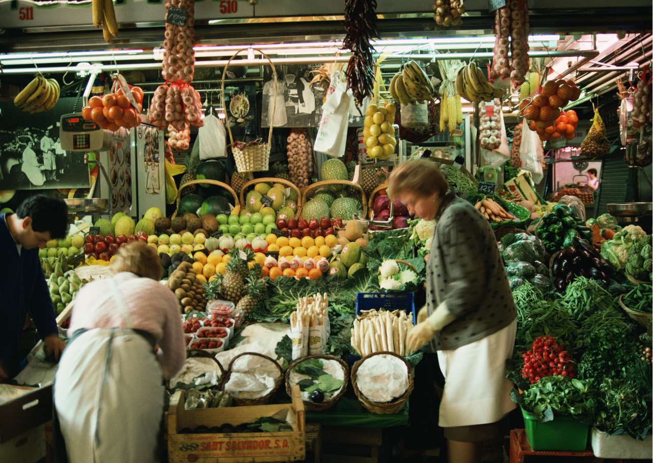 at the market puzzle online from photo