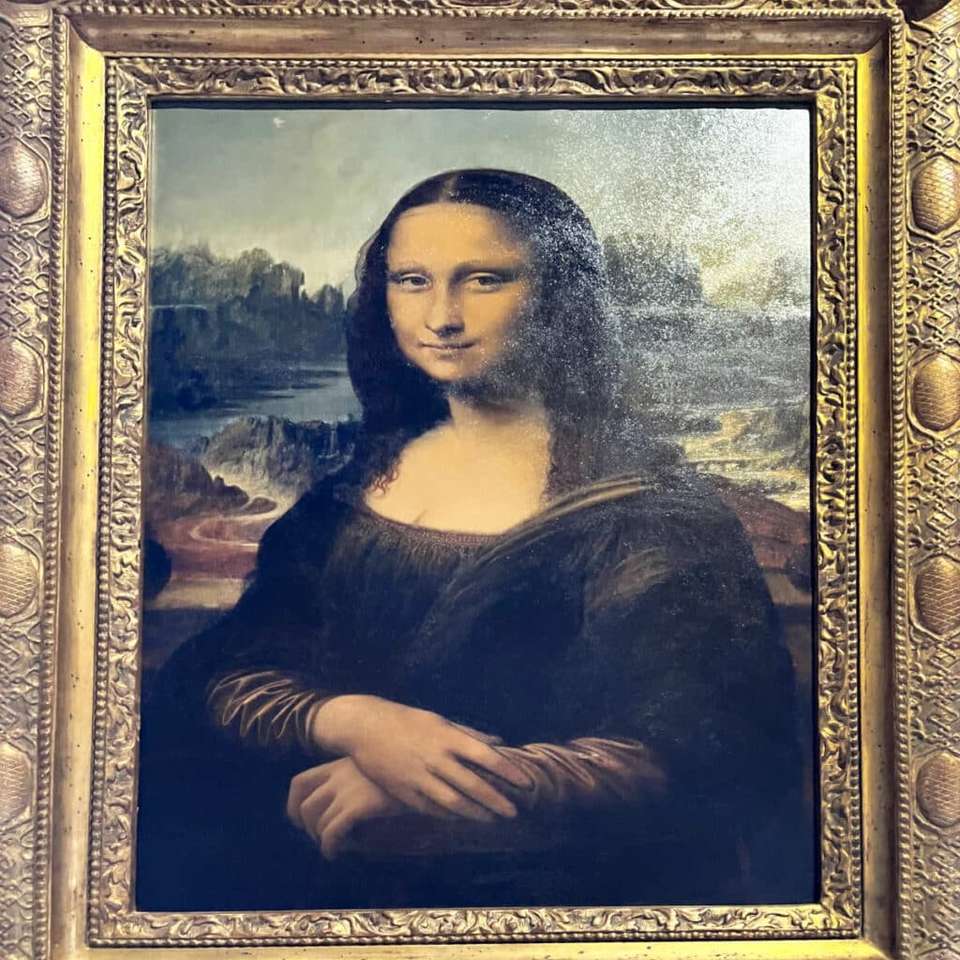 A pintura de Mona Lisa puzzle online