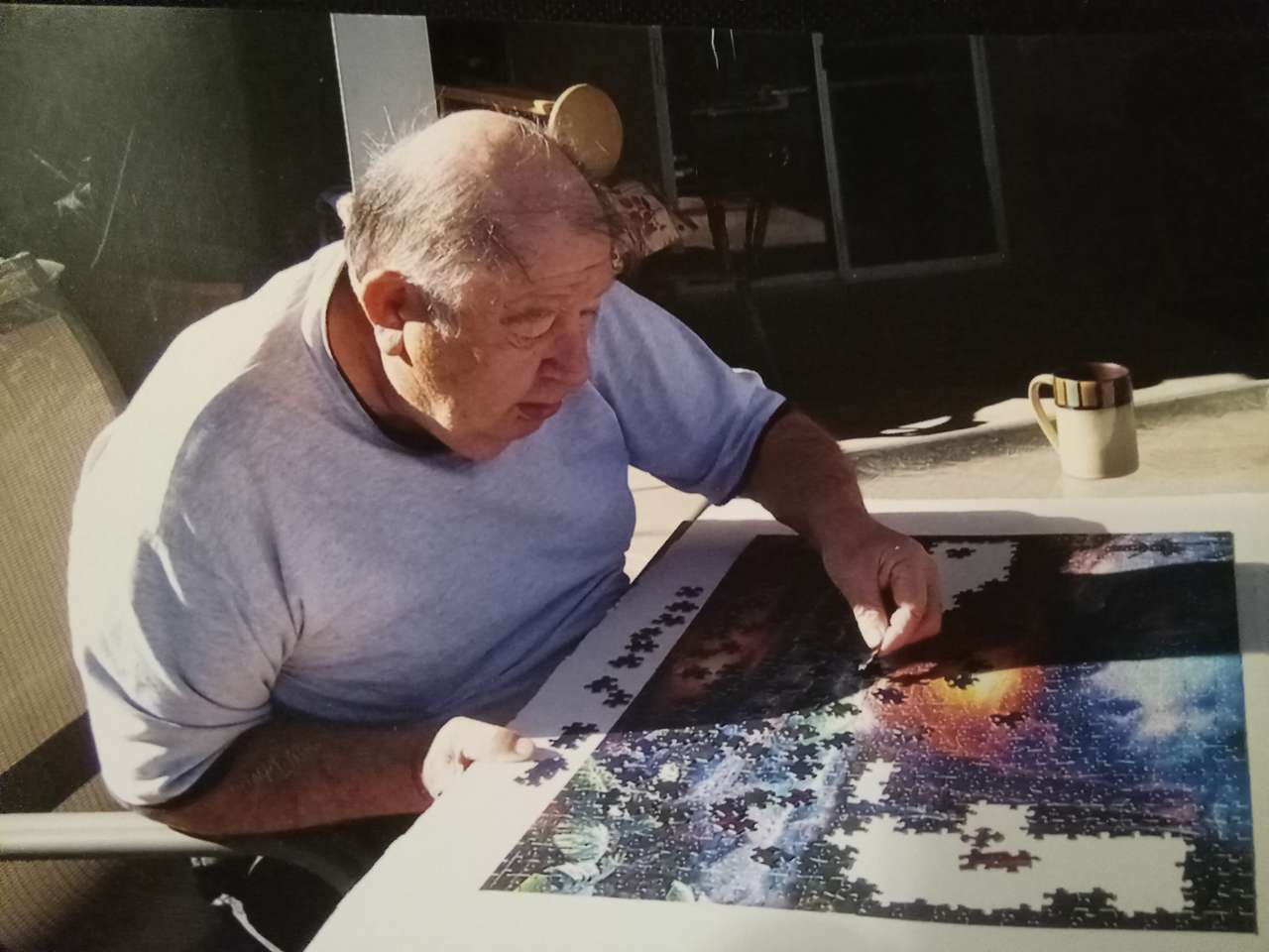Puzzle con il nonno puzzle online