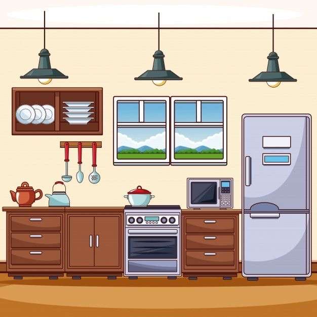 Кухонная головоломка пазл онлайн из фото