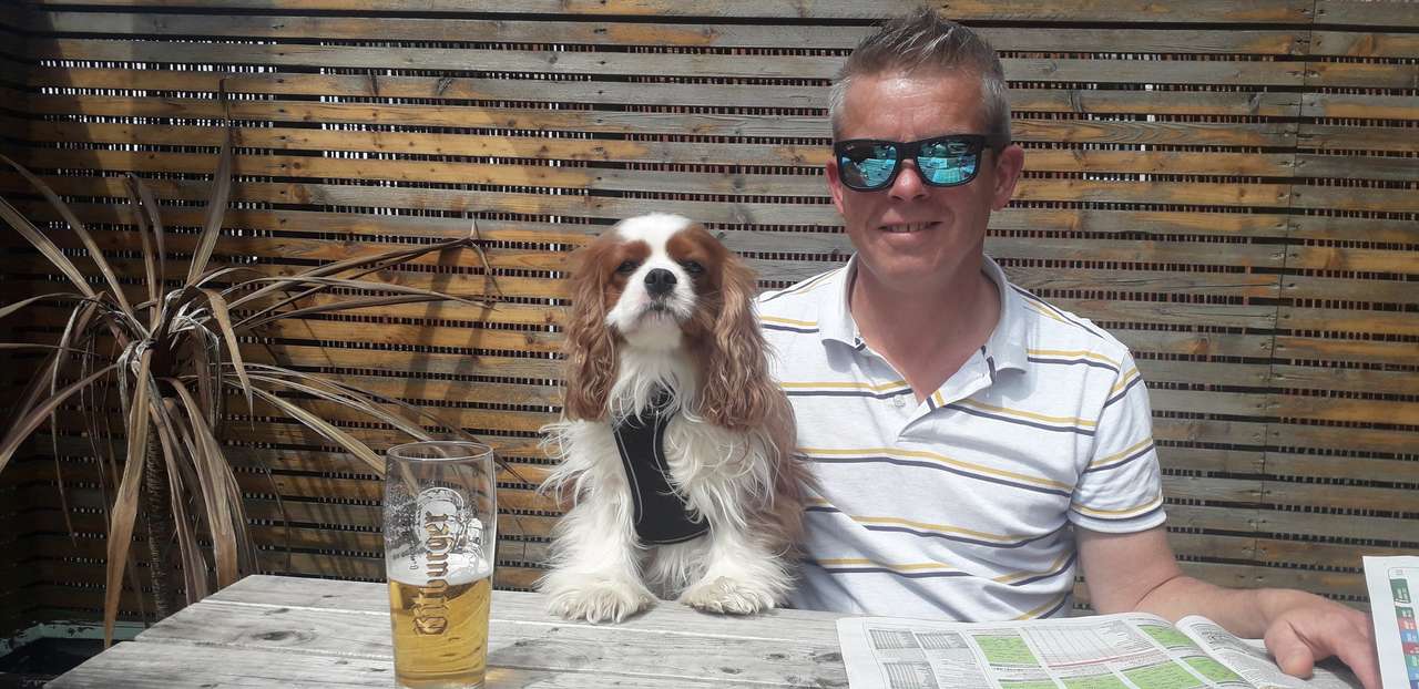 Alfie és Ad, lusta kutya puzzle online fotóról