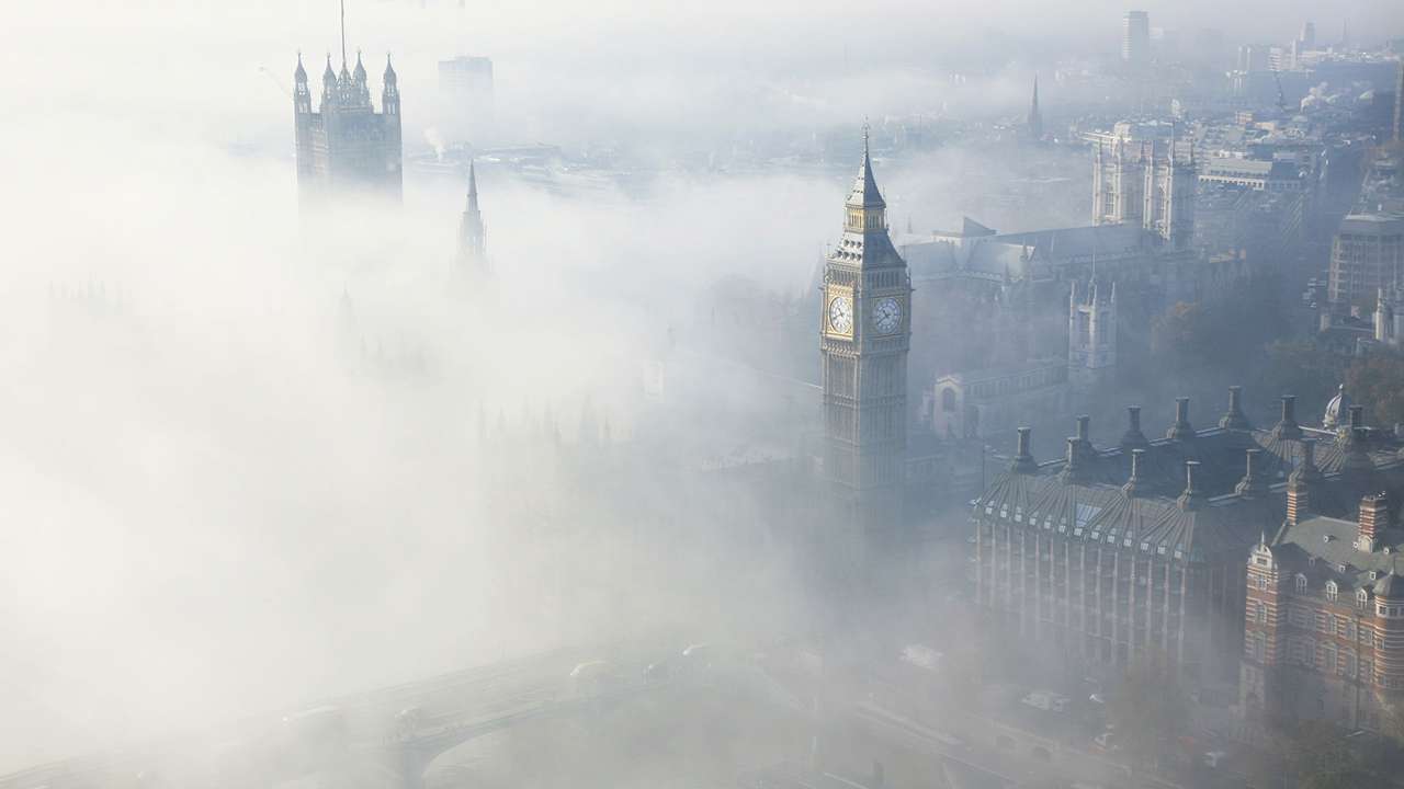 Smog Londra puzzle online da foto