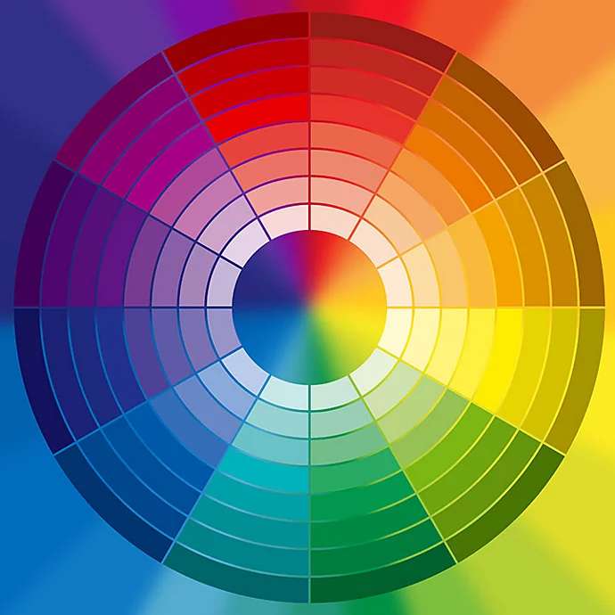 Roue des couleurs puzzle online a partir de fotografia