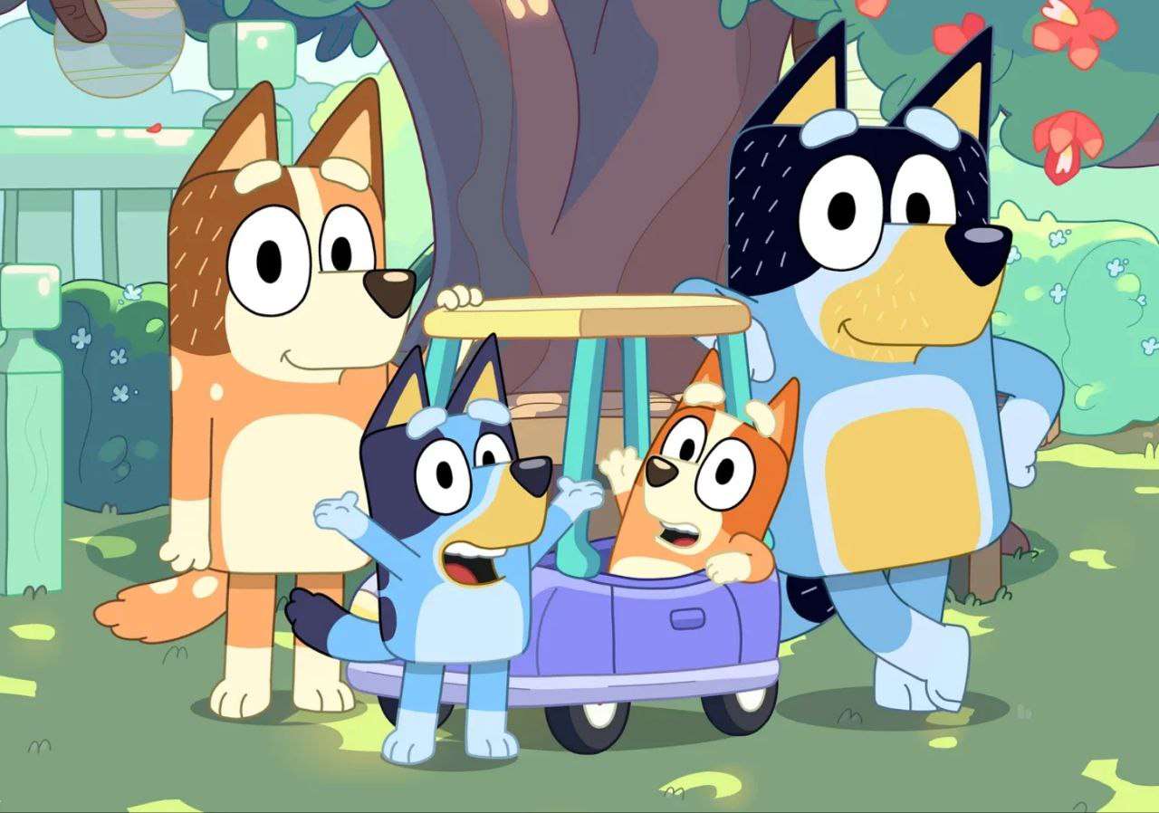BLUEY's family online puzzle