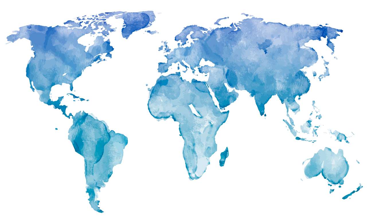 mundo e mapa puzzle online a partir de fotografia