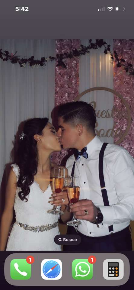 bild på vårt bröllop pussel online från foto