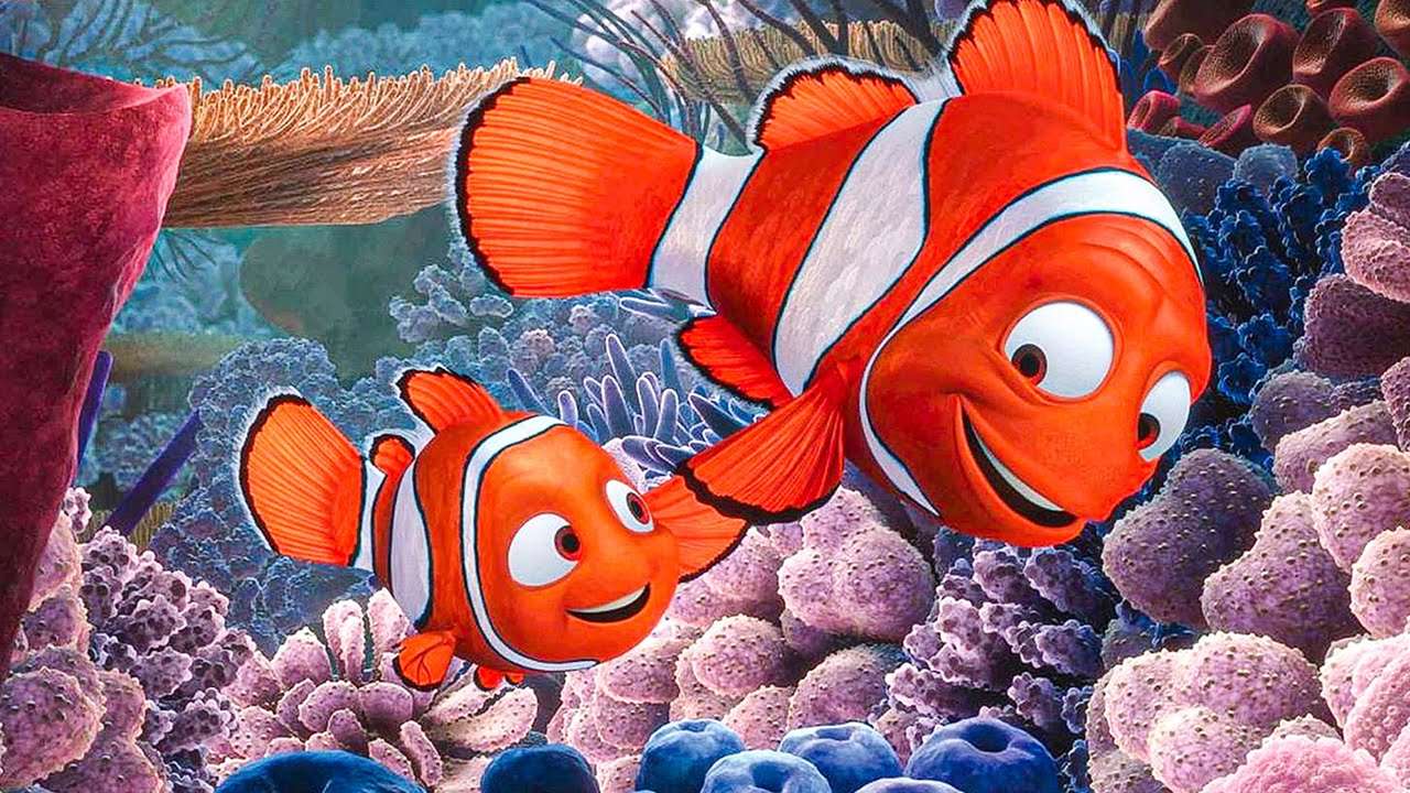 Nemo och Marlin pussel online från foto