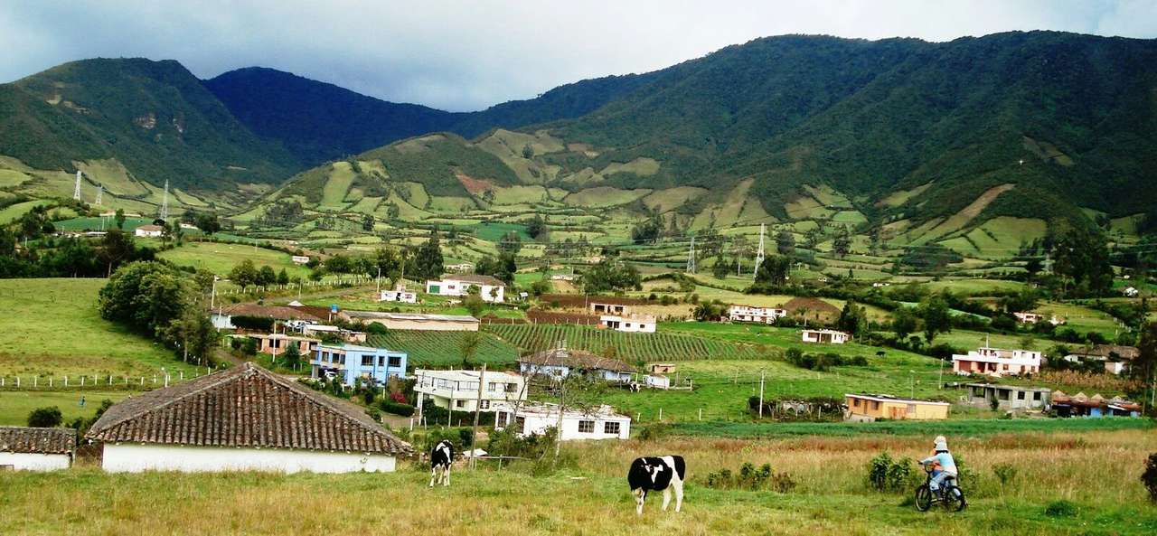 trottoarer i colombia pussel online från foto