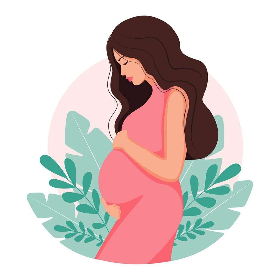 беременная женщина онлайн-пазл