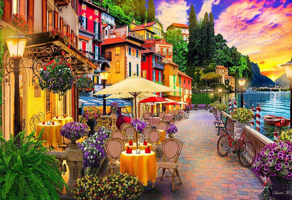 Italy by the Canal puzzle online from photo