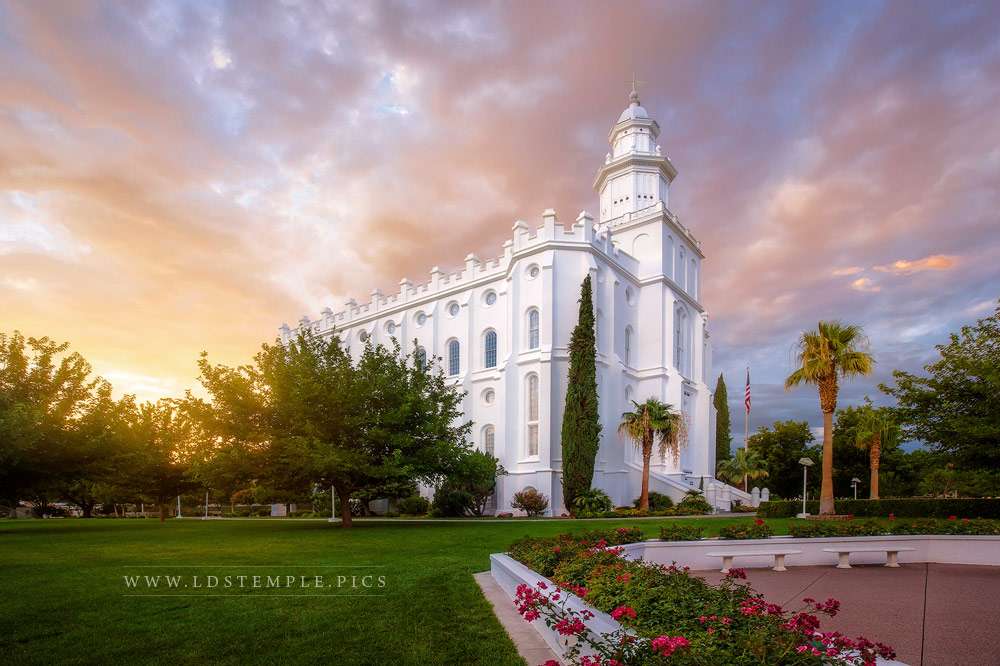 St. George Temple puzzle online from photo