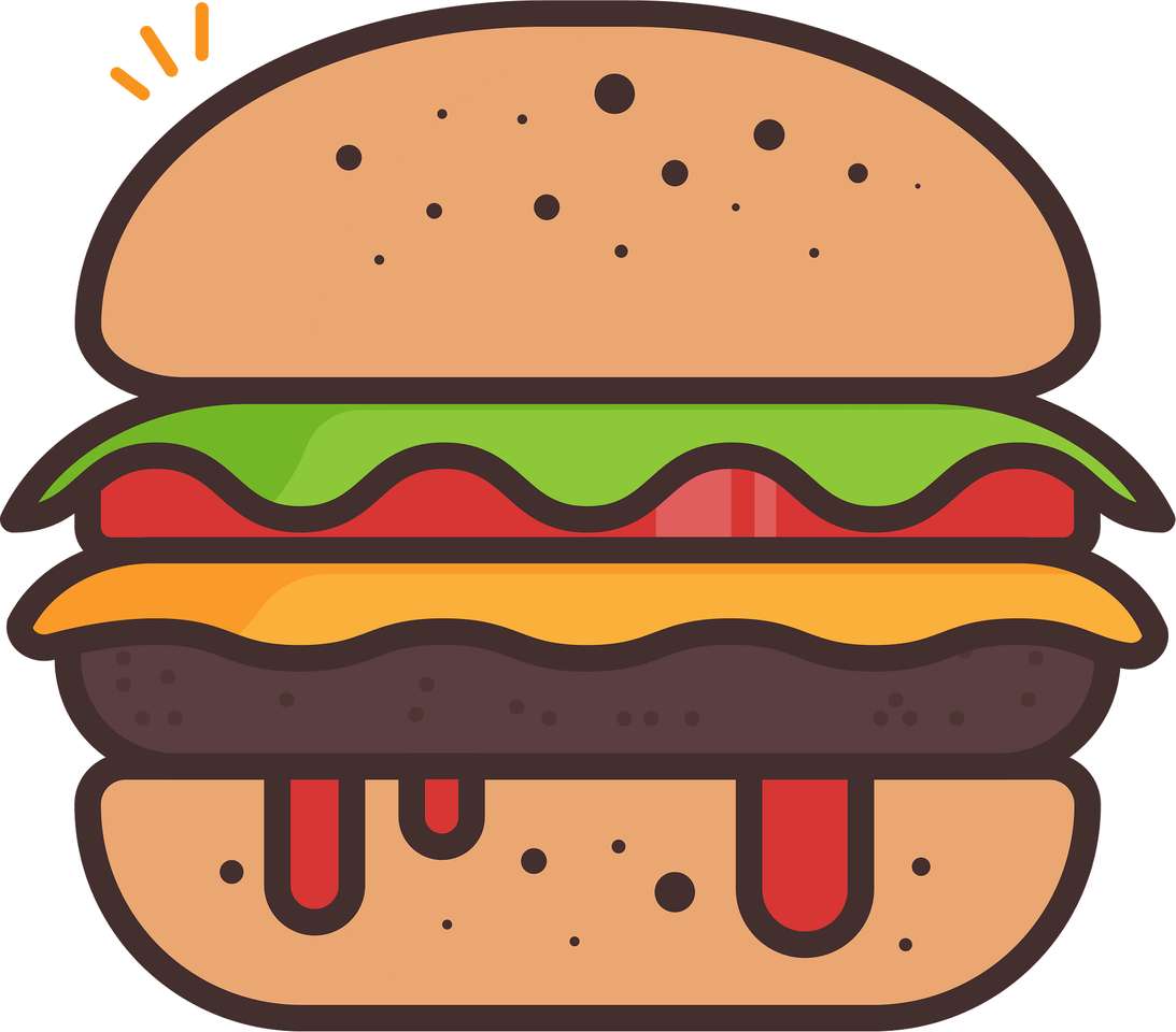 Burgerburgerbugueer puzzle en ligne à partir d'une photo
